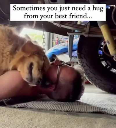 Hugs first, help next