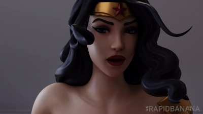 Wonder Woman riding (RapidBanana)