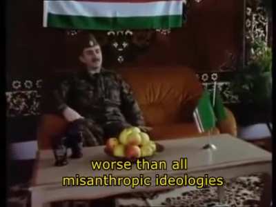 Djokhar Dudayev, the first President of the Chechen Republic of Ichkeria, about Russia - "the Evil Empire", 1995.