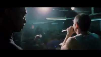 Eminem spitting some bars