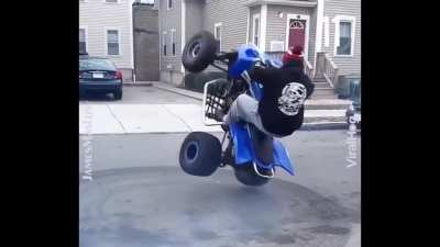 Donuts on an ATV