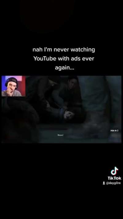 perfectly timed YouTube ad...