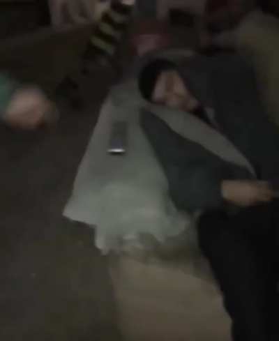 Assaulting a sleeping guy with explosive devices.