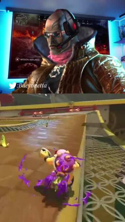 Bayonetta group plays Mario Kart pt2! (Made by @Baeyonetta on Twitter)