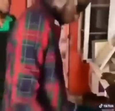 getting a hair cut