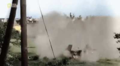 Sturmtiger firing (colorized)