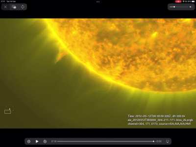 Amazing Solar Prominence captured by the Solar Dynamics Observatory