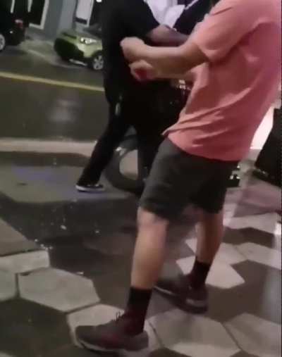 Bouncer gets annoyed with Floyd Mayweather promoting his second fight with Pacquiao to all his customers