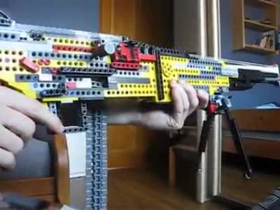 This Lego Blowback Machine Gun