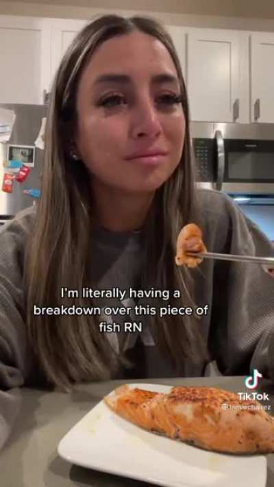Her reaction makes me cringe