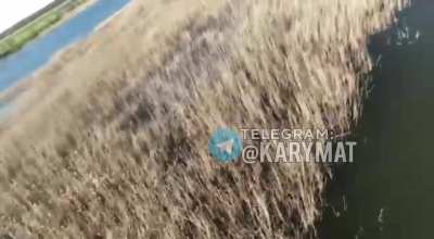 Ukrainian fisherman hits russian drone with a fish, drone survives