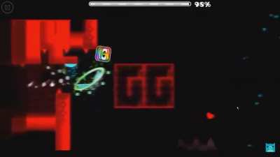 Wow i beat a hard level in gd
