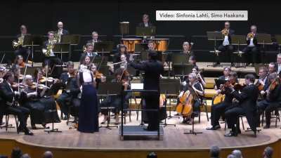 The conductor accidentally knocks a 16th century violin worth millions on the floor mid-concert.