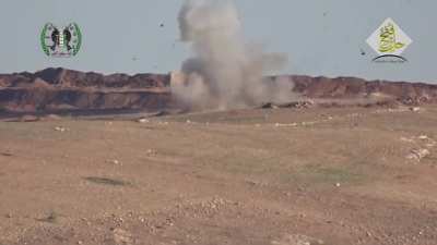 Repost of "FSA fighters score a direct hit on a group of regime soldiers with a TOW in Southern Aleppo. December 7th, 2015."