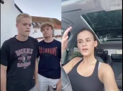 She has a question