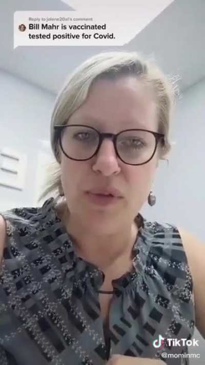 Woman says 100% of all Covid-19 hospitalizations are in "fully vaccinated" people