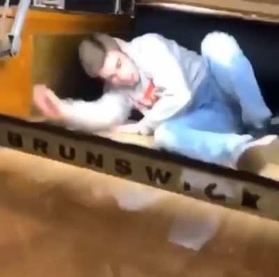 act stupid at bowling
