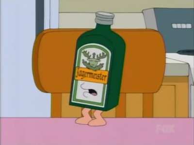 J&auml;germeister: Come on, drink me. What are you waiting for?