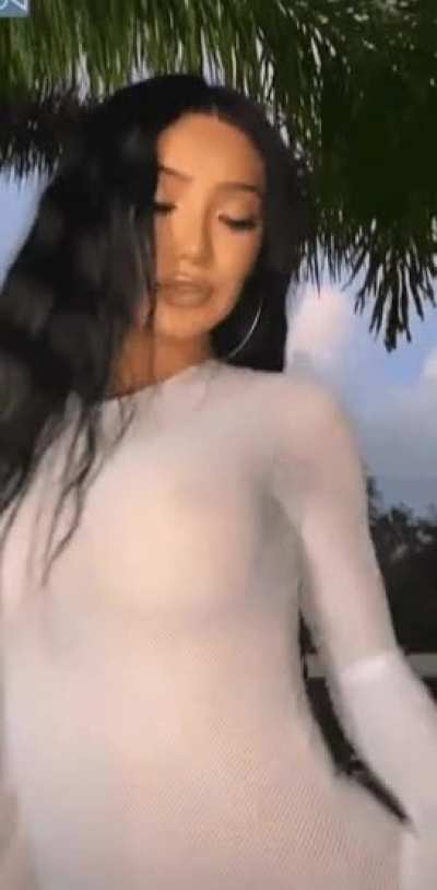 Nikita Dragun's Sheer Dress