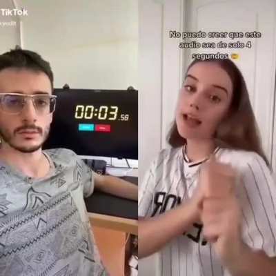 Otra prueba de que la gente que usa tik tok es down