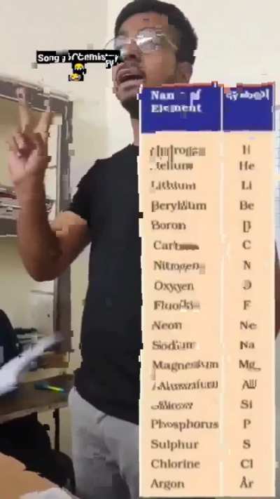 Chemistry Song 🧪