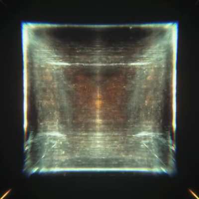 [A] Real-time particle simulation made with Unity, which loops naturally infinitely. This piece is called 'disturbance'.