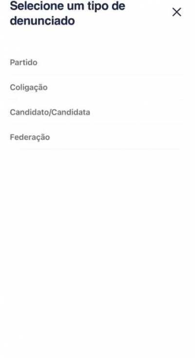 O Aplicativo do TSE , denominado de Pardal, criado para den&uacute;ncias de propaganda eleitoral irregular e outras afrontas a lei eleitoral N&Atilde;O PERMITE DEN&Uacute;NCIAS CONTRA O PT.