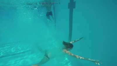 WCGW by Dive spinning in a swimming pool