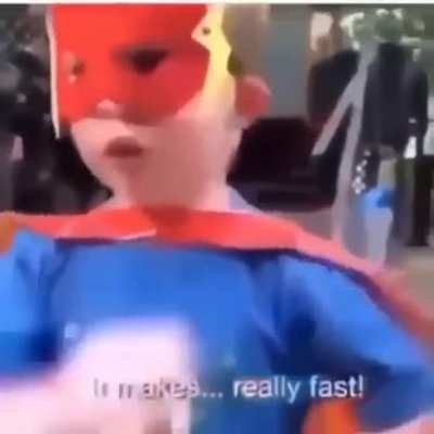 Hes the flash
