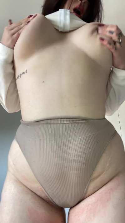 Let me give you a mouthful with these juicy tits baby ;)