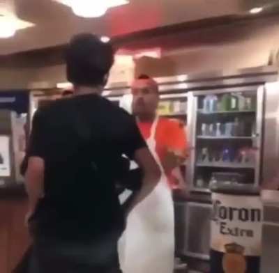 Touch him bruh