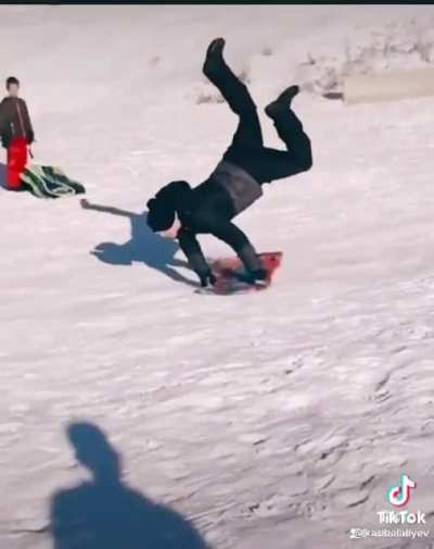 Excellent sledding