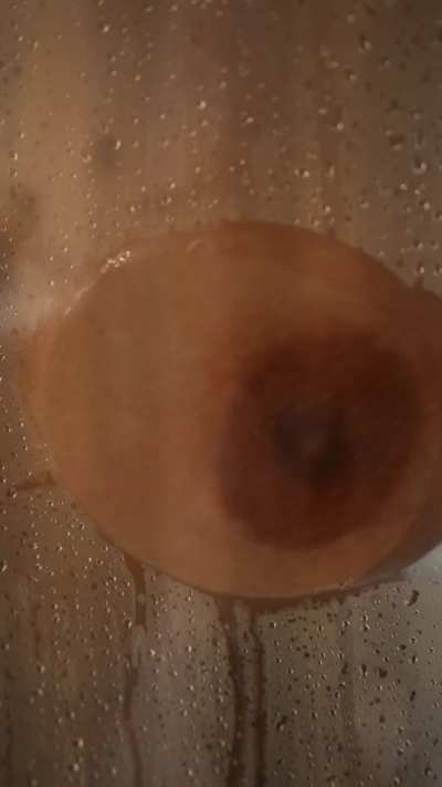 Smooshing my ass and titties against the glass in the shower
