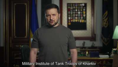 "May Ukraine's victory &amp;amp; public bodies' successful transformation be best tribute to memory of heroes" -- President Zelenskyy's evening address, 23rd June 2023