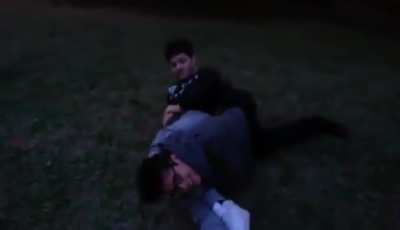 Mount escape to omoplata in a friendly fight