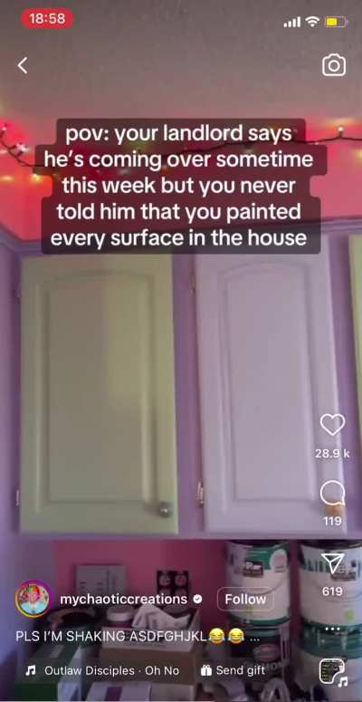 They justified it in the comments by saying they pay so much in rent. 