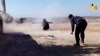 Video released by Jabhah al-Nuṣrah titled Clashes in the City of Mūrk &ndash; Rural Ḥamāh [Syria] (April, 2014)