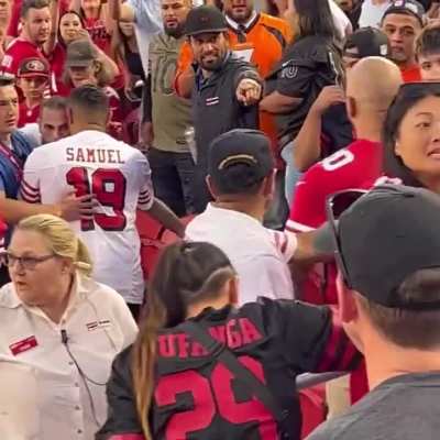 Brawl at 49ers vs Broncos game.