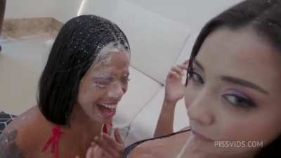 Latina vomit whore duo