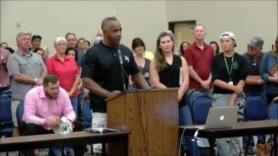 This man gives a good speech. He accuses "critical race theory" of fanning the flames of racism to help keep it going.