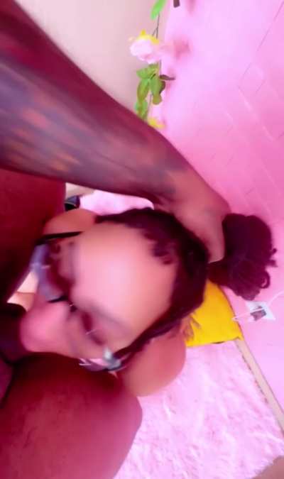 Using my wet mouth