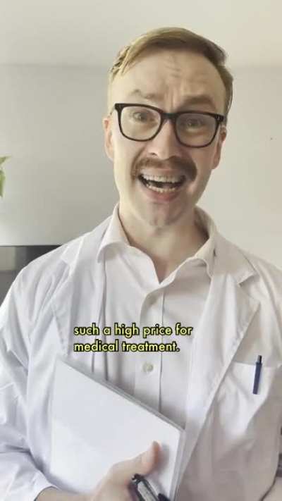 American visits a German Hospital