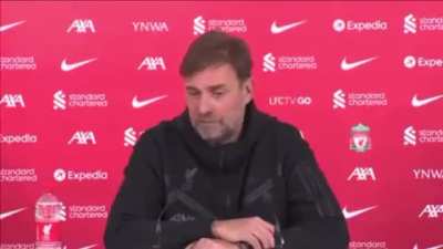 Jurgen Klopp mentions "*Rangers"