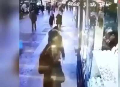 To kick balloon.