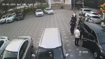 Indian Parent leaves kid Unattended slips infront of Car
