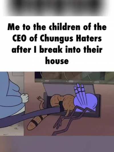 Chungus Haters don’t deserve rights