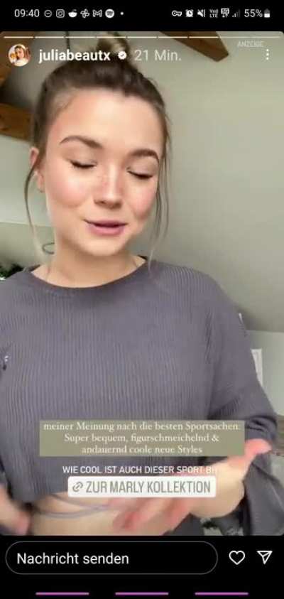 Julia Instagram Story 12.04.23