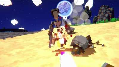 Made all the players in our game also destructible voxels