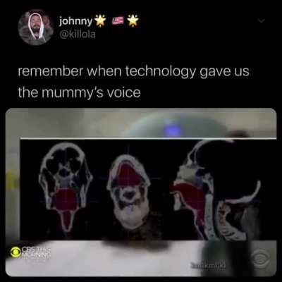 Mummy voice recreated