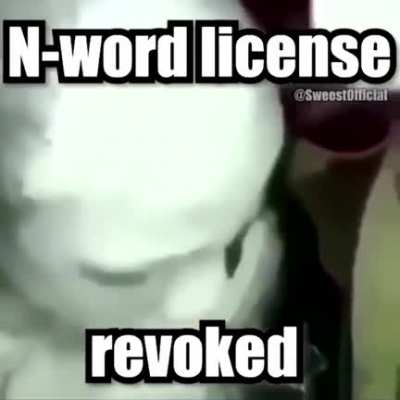you no longer have the ability to way the N-word